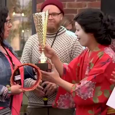 "The Heavy Metal Knitting" championship that was organized in Finland
