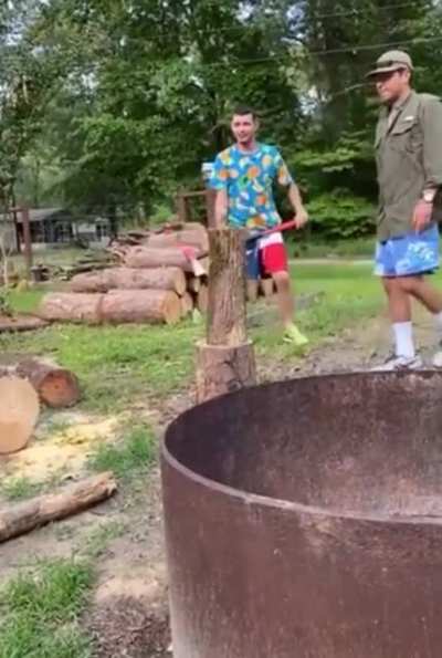 Just chopping some wood