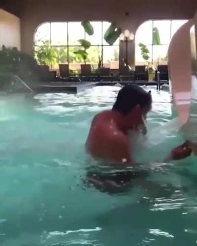 Pow, right in the kisser.