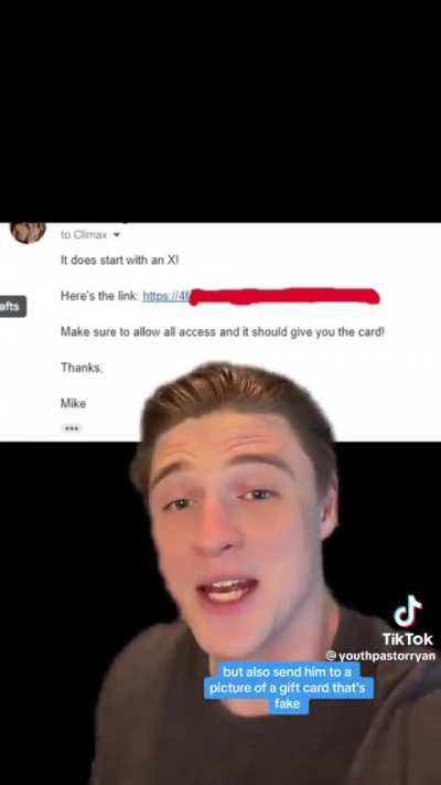 Scaring Scammers ?