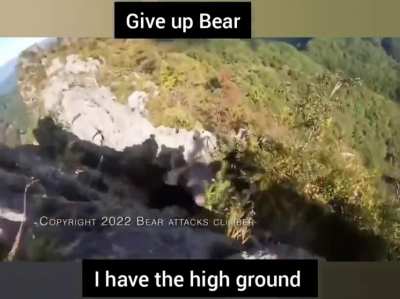 Proof that having the high ground helps IRL