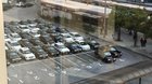 Taxis in Japan line up in an orderly fashion to pick up passengers