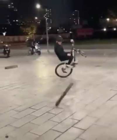 Popping a ? wheelie