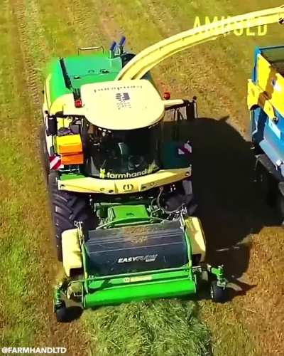 The most satisfying depiction you’ll ever see of industrial farming, I assure you.