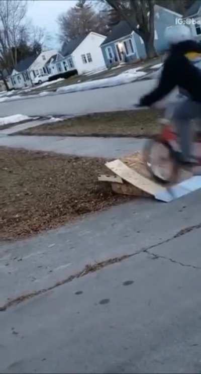Doing a backflip