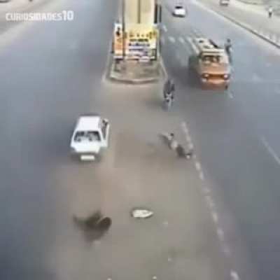 People probably having the luckiest day of their lives