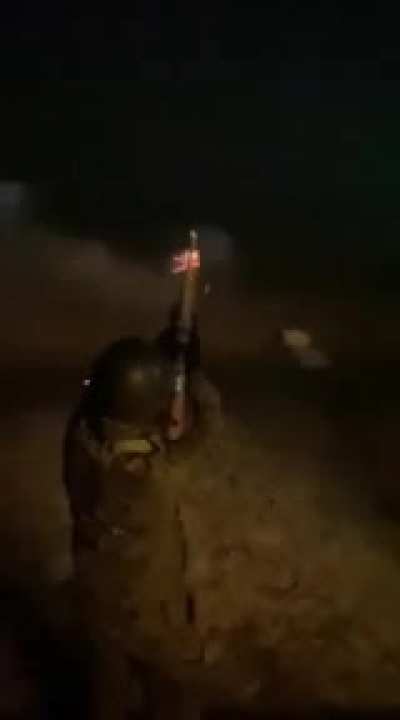 Shooting my homemade firework launcher