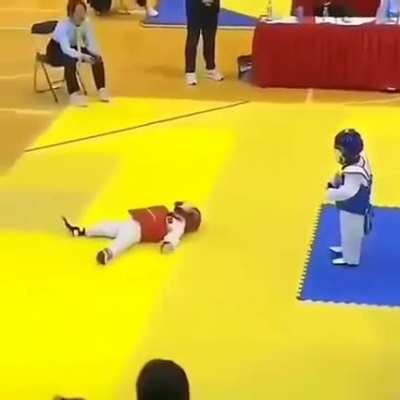 Red is already writing his Oscar acceptance speech for this dramatic "death scene"