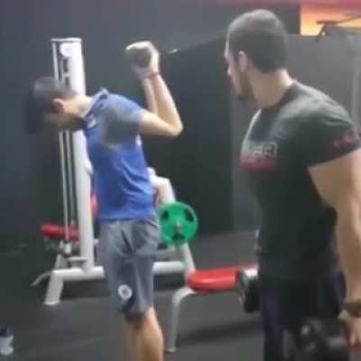 Hitting the gym