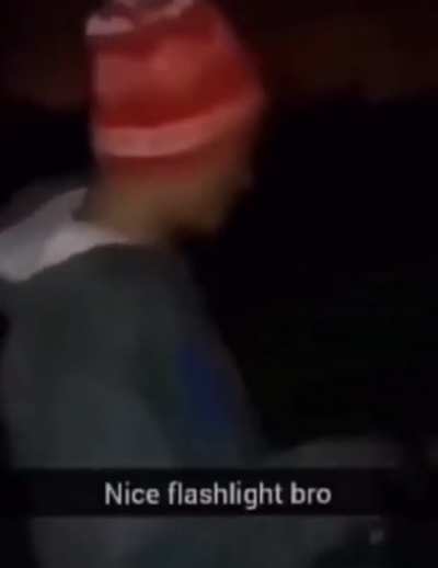 Now that’s a bright flash light!!