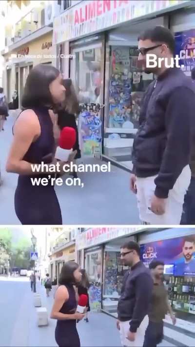 to assault a news reporter
