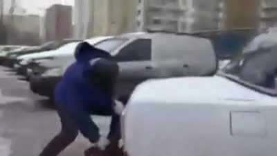 In Soviet Russia, idiots car you.