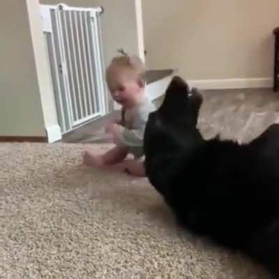 A sliding kiss for the win