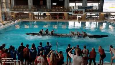 Polish dragon boat racing (a.k.a. tug of oars)
