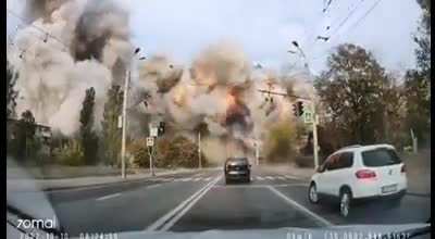 Driving through Dnepropetrovsk