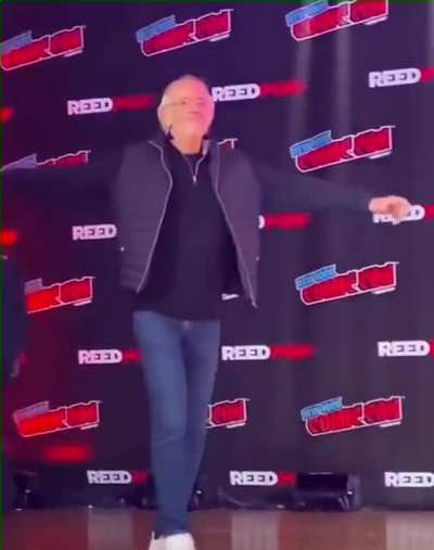 Michael J Fox and Cristopher Lloyd reception at Comic Con
