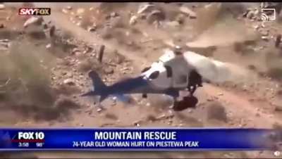 As a 74-year-old woman in that situation...I would rather not get rescued