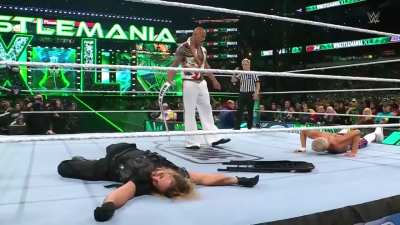 Final minutes to last night’s Wrestlemania main event