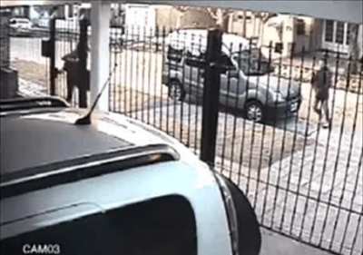 they tried to rob her ....