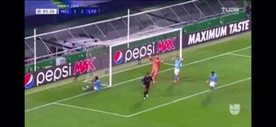 Raheem Sterling misses a free tap in goal to equalize in an elimination game.