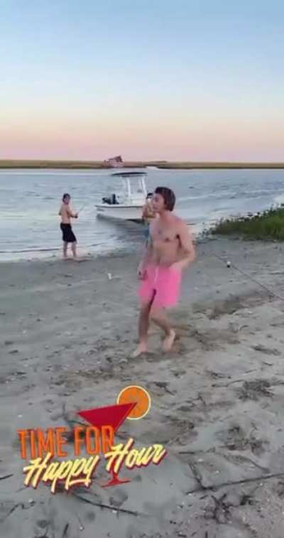 Flying drop kick