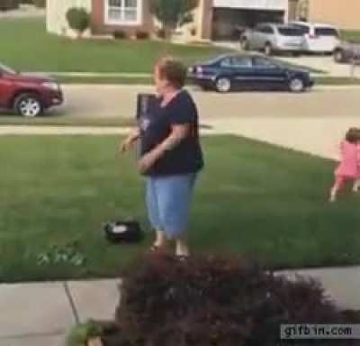 To hug a granddaughter...‘Grandpa!’
