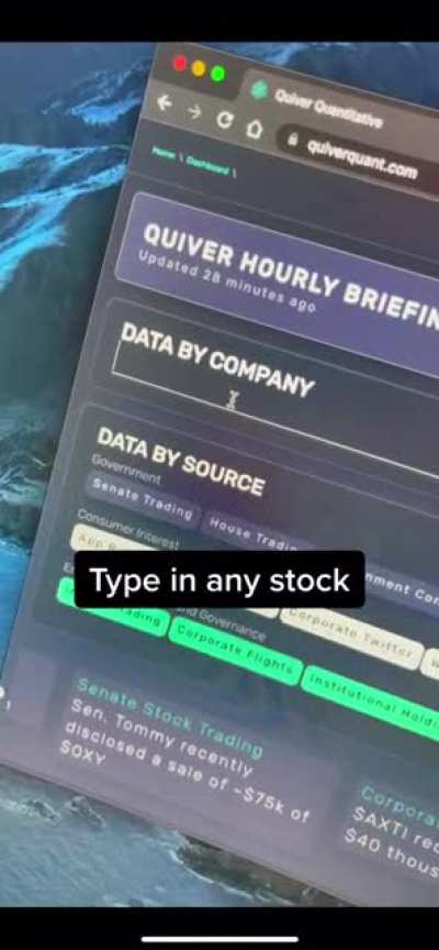 I’ve spent the past two years writing code to collect data on stock trading by the US congressmen, corporate insiders, and hedge funds and built a website making the data freely available. I recently shared my work on TikTok and had my video removed for "