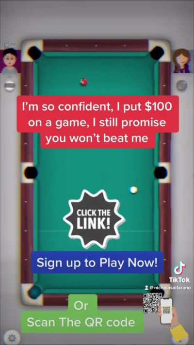 I bet $100 you won’t win ?