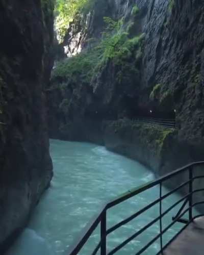 ? The beautiful Aare Gorge in Switzerland ?