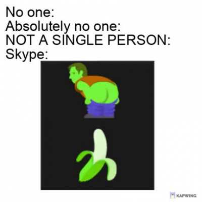 skype is kinda bad ngl but the emojis are....