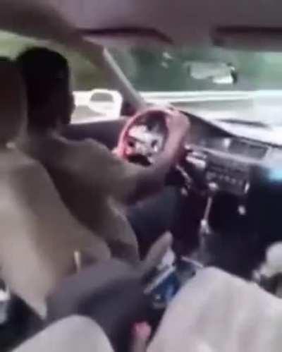 Too late for the hand brake