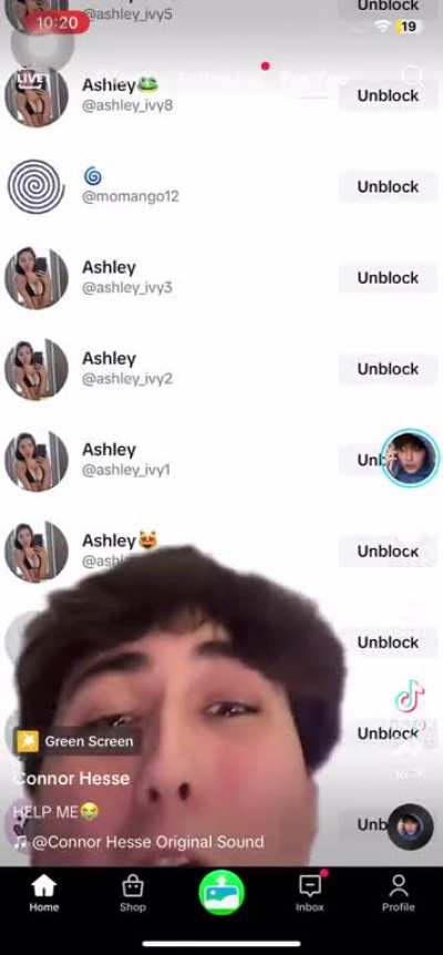 Ashley, don't look at him ?