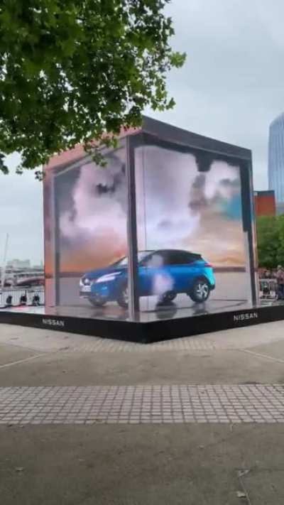 Nissan’s 3D experience at London, Southbank