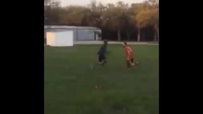 To catch the ball ?