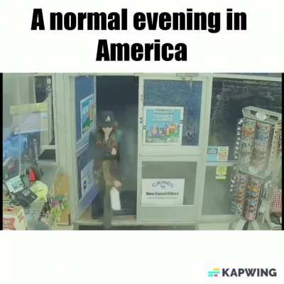 American's minding their own business ?