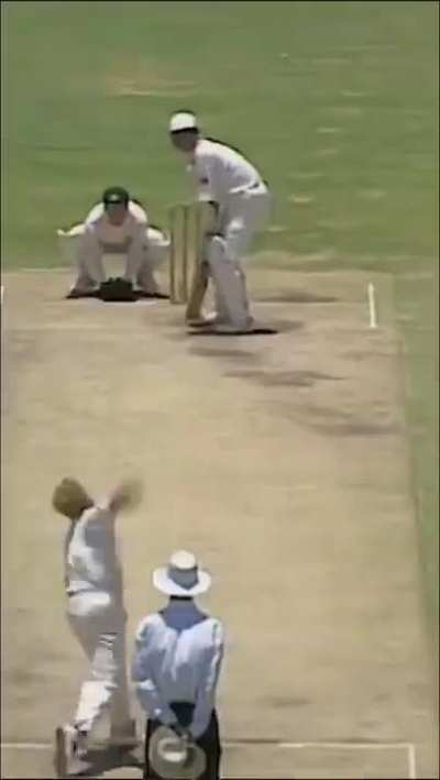 Spin King Shane Warne (RIP) weaving his magic!?