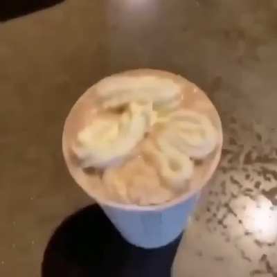 My reaction when I see the Starbucks Barista ?