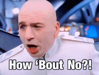 When your parents ask if you're ever done drugs