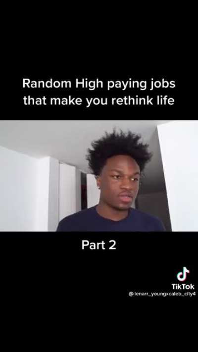 Random high paying jobs