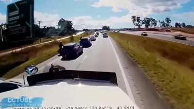 " I Know. I'll Cut In Front Of This SEMI. " ?