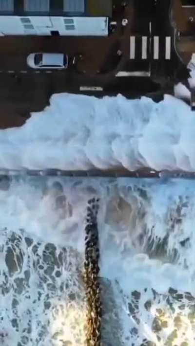 The extreme tides at St Malo in France are considered some of the largest in the World
