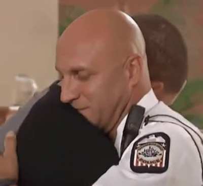 Man meets officer who saved his life 19 years ago