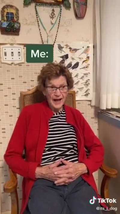 Grandma with good content ?