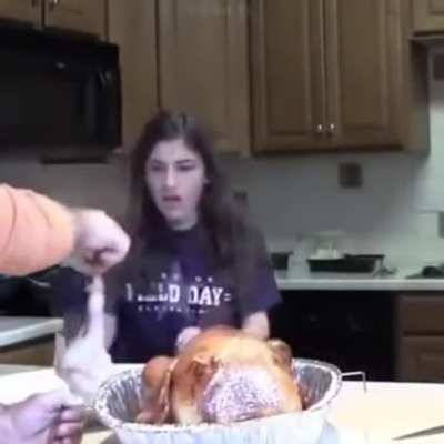 Oh, no the poor turkey!