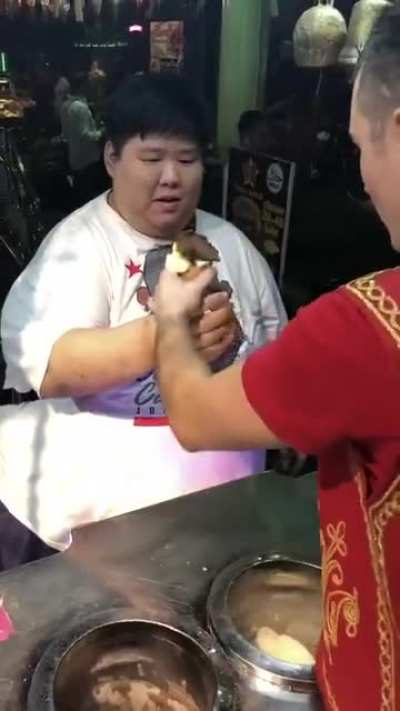 He almost cried