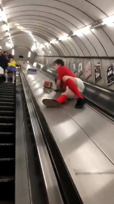 It's all downhill from here.