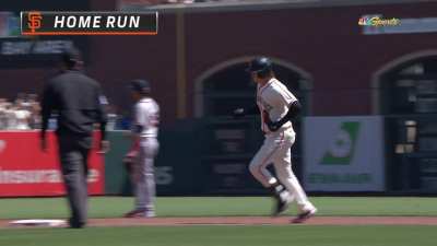 [Highlight] Wilmer Flores ties it in the 3rd with a homer to dead-center