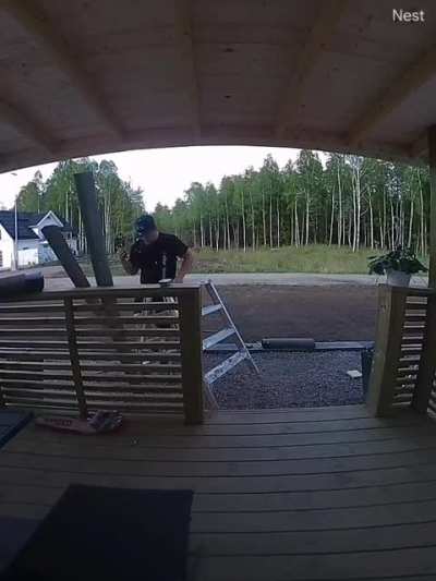 So glad I have video Doorbell.