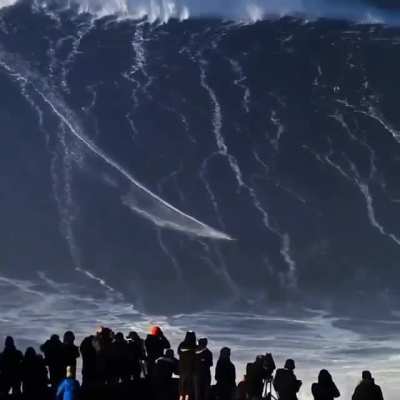 Man Surfing on 115ft wave!