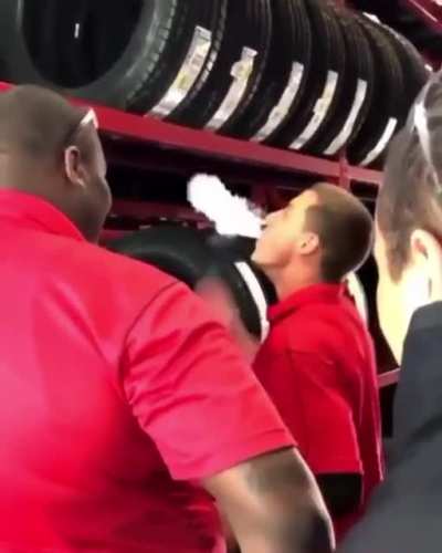 Bet he didn't see that one coming